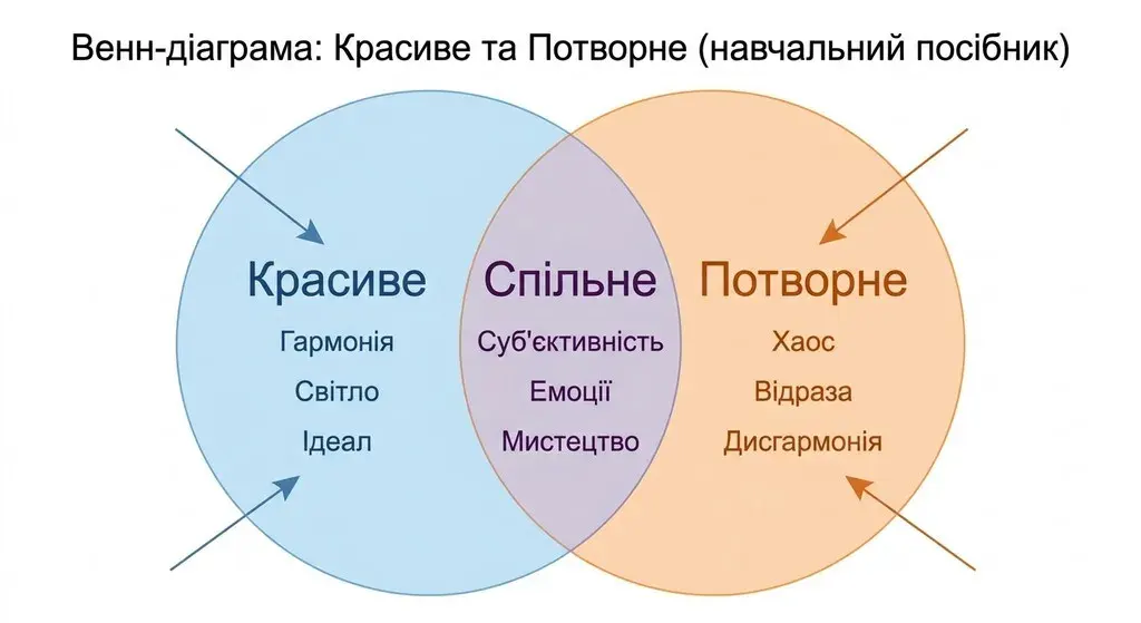кола Вена асоціаціями розуміння краси й потворності