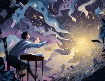 Ілюстрація на мотив вірша 'Страшні слова, коли вони мовчать'