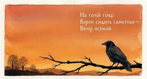 власна ілюстрація до хайку